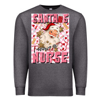 Santas Favorite Nurse Premium Sweatshirt | Teevron