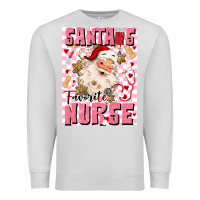 Dove Grey santas favorite nurse Premium Sweatshirt - MaliasSmallBusiness