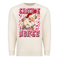 Sandshell santas favorite nurse Premium Sweatshirt - MaliasSmallBusiness