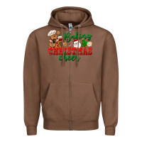 Chestnut Baking Christmas cheer Zipper Hoodie - NancyCooperArtShop