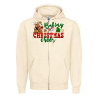 Sandshell Baking Christmas cheer Zipper Hoodie - NancyCooperArtShop
