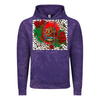 Cloud Purple mexican flag and roses Vintage Hoodie - CTS Tumbler Store