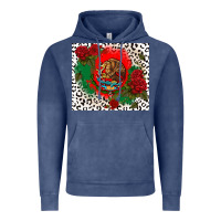Vintage Denim mexican flag and roses Vintage Hoodie - CTS Tumbler Store