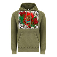 Vintage Olive mexican flag and roses Vintage Hoodie - CTS Tumbler Store