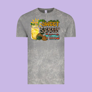 Sweet Summer Time Pineapple Vintage Tee Designed By Racoondesign