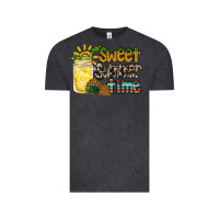 Vintage Black sweet summer time pineapple Vintage Tee - RacoonDesign