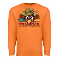 Carrot western thankful thanksgiving turkey Premium Sweatshirt - NancyCooperArtShop