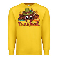 Lemon western thankful thanksgiving turkey Premium Sweatshirt - NancyCooperArtShop