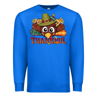 True Royal western thankful thanksgiving turkey Premium Sweatshirt - NancyCooperArtShop