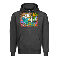 Charcoal Heather salt water heals everything Zipper Hoodie - Jasminsmagicworld