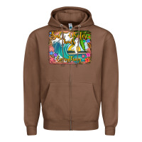 Chestnut salt water heals everything Zipper Hoodie - Jasminsmagicworld