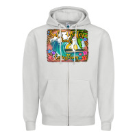 Dove Grey salt water heals everything Zipper Hoodie - Jasminsmagicworld