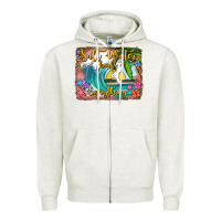 Oatmeal Heather salt water heals everything Zipper Hoodie - Jasminsmagicworld