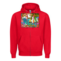 Red salt water heals everything Zipper Hoodie - Jasminsmagicworld