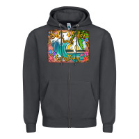 Smoke salt water heals everything Zipper Hoodie - Jasminsmagicworld
