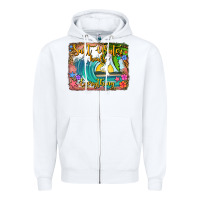 White salt water heals everything Zipper Hoodie - Jasminsmagicworld