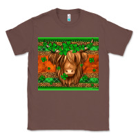 Chestnut st patricks day long haired cow Classic Tee - Jasminsmagicworld