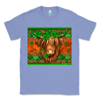 Colony Blue st patricks day long haired cow Classic Tee - Jasminsmagicworld
