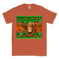 Copper st patricks day long haired cow Classic Tee - Jasminsmagicworld