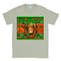 Matcha st patricks day long haired cow Classic Tee - Jasminsmagicworld