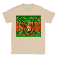 Mushroom st patricks day long haired cow Classic Tee - Jasminsmagicworld