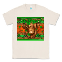 Natural st patricks day long haired cow Classic Tee - Jasminsmagicworld