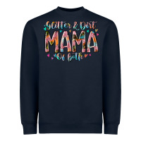 Navy glitter and dirt mama of both Heavyweight Sweatshirt - RacoonDesign