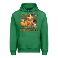 Emerald Just a girl who loves pumpkin spice Urban Hoodie - NancyCooperArtShop