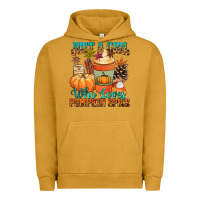 Pigment Peanut Butter Just a girl who loves pumpkin spice Urban Hoodie - NancyCooperArtShop