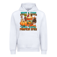 White Just a girl who loves pumpkin spice Urban Hoodie - NancyCooperArtShop