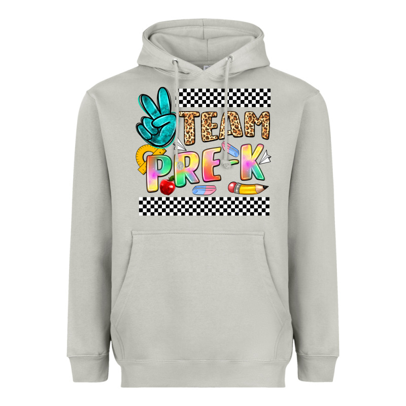 Team Pre K Heavyweight Hoodie by NancyCooperArtShop | Teevron
