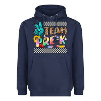 Navy team pre k Heavyweight Hoodie - NancyCooperArtShop