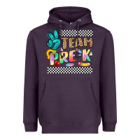 Plum team pre k Heavyweight Hoodie - NancyCooperArtShop