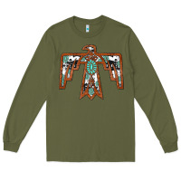 Army Green thunderbird Long Sleeve Tee - JahusDesignShop