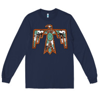 Navy thunderbird Long Sleeve Tee - JahusDesignShop