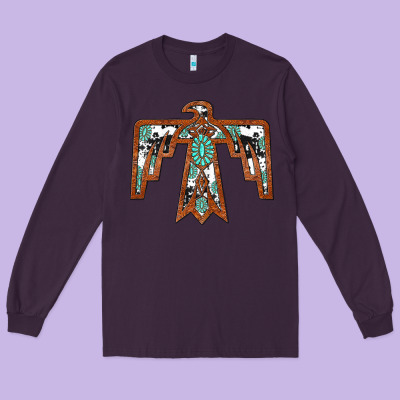 Thunderbird Long Sleeve Tee Designed By Jahusdesignshop