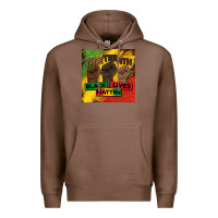 Chestnut juneteenth black lives matter mug  coaster Premium Hoodie - BarkalooDesign