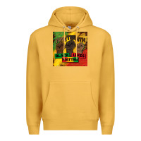 Mustard juneteenth black lives matter mug  coaster Premium Hoodie - BarkalooDesign