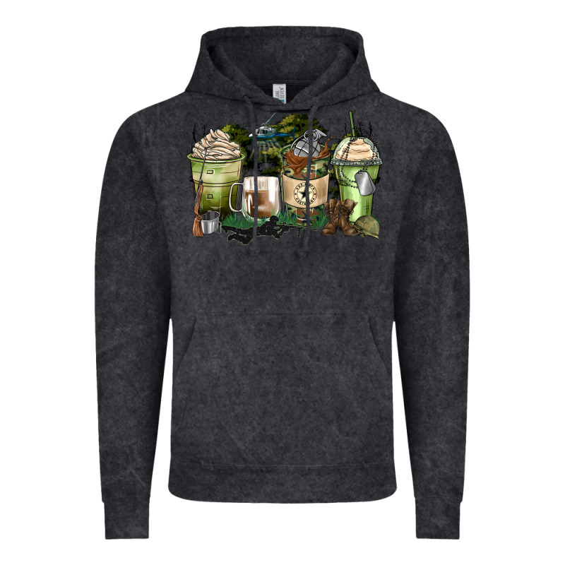 Veteran Coffee Cups Vintage Hoodie by Zillion Design Studio | Teevron