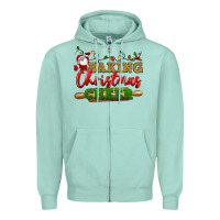 Baking Christmas Cheer Zipper Hoodie | Teevron