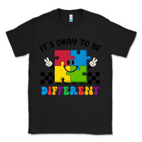 Black It's Okay To Be Different Classic Tee - CowhideDigitalArt