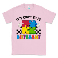 Bubblegum Pink It's Okay To Be Different Classic Tee - CowhideDigitalArt