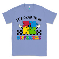 Colony Blue It's Okay To Be Different Classic Tee - CowhideDigitalArt