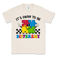 Natural It's Okay To Be Different Classic Tee - CowhideDigitalArt