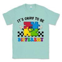 Seafoam It's Okay To Be Different Classic Tee - CowhideDigitalArt