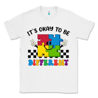 White It's Okay To Be Different Classic Tee - CowhideDigitalArt