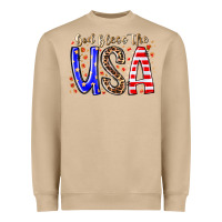 Mushroom god bless the usa Heavyweight Sweatshirt - RacoonDesign