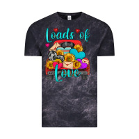 Cloud Black loads of love with truck Vintage Tee - HRA Design Shop
