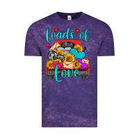 Cloud Purple loads of love with truck Vintage Tee - HRA Design Shop