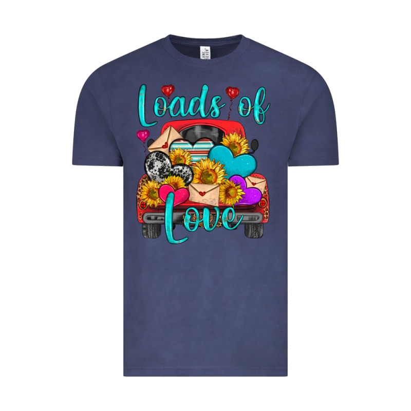 Loads Of Love With Truck Vintage Tee by HRA Design Shop | Teevron